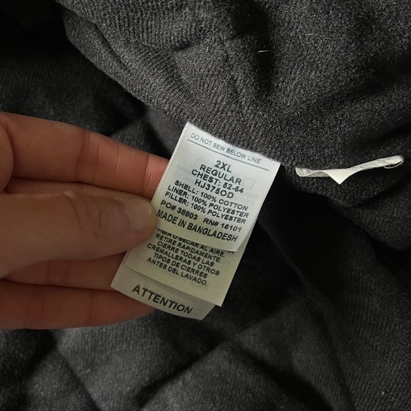 Berne Heritage Duck Canvas Hooded Active Chore Jacket Quilt Lined Brown Mens 2XL - Picture 10 of 15